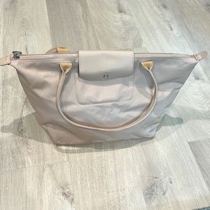 Longchamp Large Le Pliage Tote Beige Color